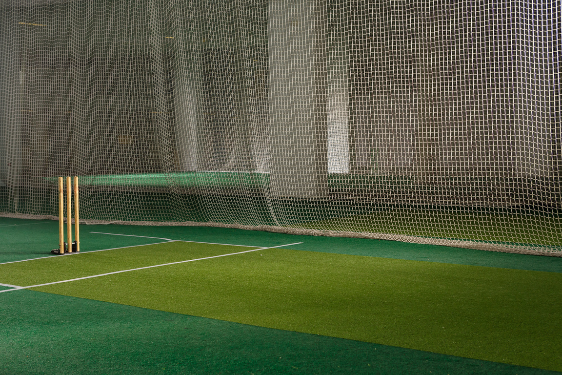 Cricket Practice Nets and Stumps